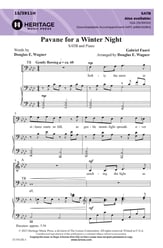 Pavane for a Winter Night SATB choral sheet music cover